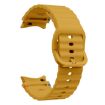 Samsung Galaxy Watch 4 40/44mm Yellow Wave Pattern Silicone Band - 3