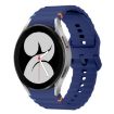 Samsung Galaxy Watch 4 40/44mm Dark Blue Wave Silicone Band - 1