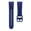 Samsung Galaxy Watch 4 40/44mm Dark Blue Wave Silicone Band - 5