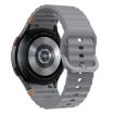 Samsung Galaxy Watch 4 40/44mm Dark Gray Wave Silicone Band - 2