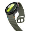 Samsung Galaxy Watch 4 40/44mm Army Green Wave Silicone Band - 4