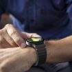 Samsung Galaxy Watch3 41mm Starlight Wave Pattern Silicone Band - 8