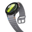 Samsung Galaxy Watch3 41mm Dark Gray Wave Silicone Band - 4