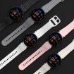 Samsung Galaxy Watch3 41mm Pink Wave Pattern Silicone Band - 7