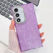 Samsung Galaxy S24+ 5G Glitter TPU Case with Lens Film - Purple Shell - 1