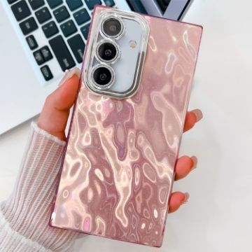 Samsung Galaxy A25 5G Pink Glitter TPU Case with Lens Film - 1