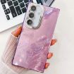 Samsung Galaxy A25 5G Glitter TPU Case with Lens Film - Purple Tinfoil - 1