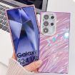 Samsung Galaxy A36 5G Pink Feathers Glitter TPU Case with Lens Film - 2