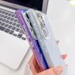 Samsung Galaxy S25+ 5G Pink Glitter TPU Case with Lens Film - 4