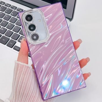Samsung Galaxy A16 5G Glitter TPU Case with Lens Film - Purple Ripples - 1