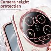 Xiaomi 14 Ultra Purple Glitter Dragonfly Holder Plated Phone Case - 4