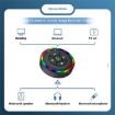 Q10 Bluetooth 5.3 Transmitter/Receiver MP3 Player with Colorful Lamp - 2