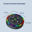 Q10 Bluetooth 5.3 Transmitter/Receiver MP3 Player with Colorful Lamp - 8