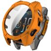 Garmin Fenix 8 AMOLED 43mm Tempered Glass PC Watch Case Orange Green - 1