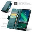 Samsung Galaxy S24 FE 5G Case - Butterfly Buckle RFID Leather (Green) - 2