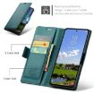 Samsung Galaxy S25 5G CaseMe 023 Butterfly Buckle RFID Leather Case Green - 2