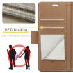 Samsung Galaxy S25 5G CaseMe 023 Leather Case, RFID Anti-theft, Brown - 7