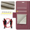 Samsung Galaxy S25+ 5G CaseMe 023 Butterfly Buckle Leather Case Red - 7