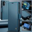 Samsung Galaxy A36 CaseMe 023 Butterfly Buckle RFID Leather Case Blue - 8
