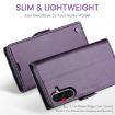 Samsung Galaxy A56 CaseMe 023 Butterfly Buckle Leather Case Purple - 3