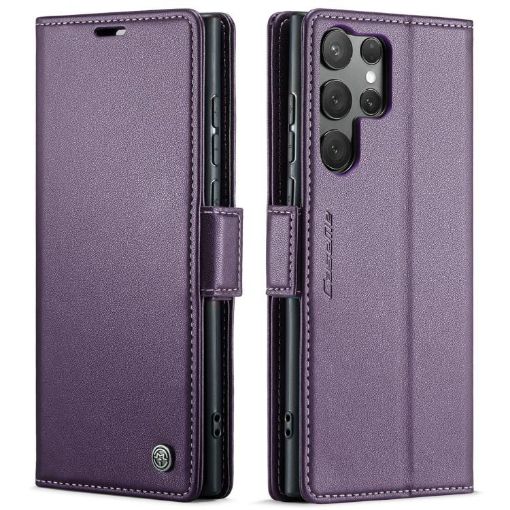 Samsung Galaxy S25 Ultra 5G CaseMe 023 Butterfly Leather Case Purple - 1