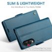 Samsung Galaxy S25 Edge 5G CaseMe 023 Butterfly Leather Case Blue - 3