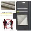 Samsung Galaxy S25 Edge 5G CaseMe 023 Leather Phone Case Black - 5