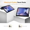 Samsung Galaxy Tab S10+/S9+/S9 FE+ ENKAY Tri-fold TPU Leather Case - 3