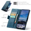 OPPO Reno12 5G CaseMe 023 Butterfly Buckle RFID Leather Case Blue - 3