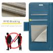 OPPO Reno13 CaseMe 023 Blue Butterfly Buckle RFID Leather Phone Case - 5