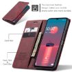 Samsung Galaxy A06 CaseMe 013 Red Leather Flip Phone Case - 5