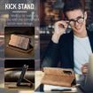 Samsung Galaxy A26 CaseMe 013 Flip Leather Phone Case - Brown - 5