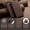 Samsung Galaxy S25+ 5G CaseMe 013 Flip Leather Case (Coffee) - 5