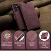 Samsung Galaxy S25 Ultra 5G CaseMe 013 Red Leather Flip Phone Case - 7