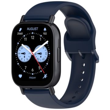 Redmi Watch 5 Lite Ink Blue Silicone Band - Pure Color Buckle Strap - 1