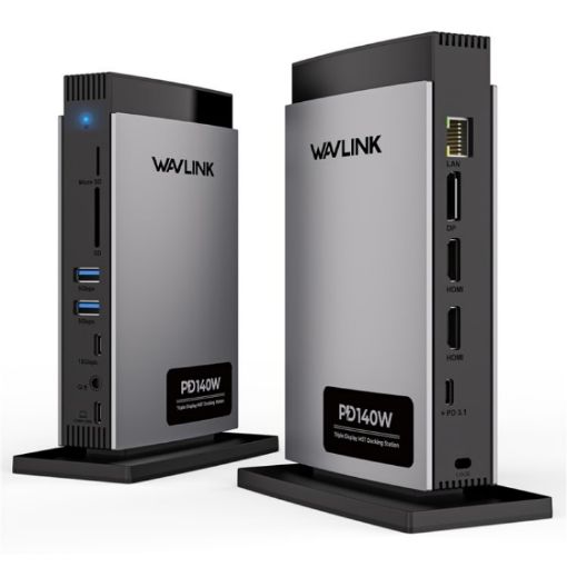 WAVLINK WL-UMD26 11-in-1 USB-C Docking Station, 140W PD, 8K Displayport - 1