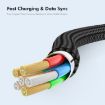 ENKAY ENK-CB170 USB C to USB 2.0 B Printer Scanner Cable 0.5m Nylon - 5