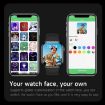 KL08 Smart Watch, 2.04" Color Screen, Bluetooth Call, Black Silicone Strap - 8