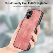 Redmi Turbo 4 Pro Vintage Leather PC Back Cover Case - Pink - 2