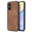 Redmi Turbo 4 Pro Vintage Leather PC Back Cover Case - Brown - 1