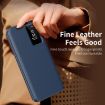 Samsung Galaxy S24 5G Leather Phone Case with Card Slot - Blue - 3