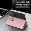 Samsung Galaxy Z Fold3 5G Pink Leather Case with Card Slot & Window - 6