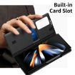 Samsung Galaxy Z Fold3 5G Leather Case with Card Slot - Black - 5