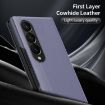 Samsung Galaxy Z Fold4 Leather Case with Card Slot, Smart View Window - 2