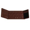 Portable Foldable Wireless Bluetooth Keyboard with Touchpad - B077T - 2