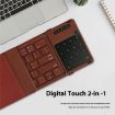 Portable Foldable Wireless Bluetooth Keyboard with Touchpad - B077T - 5