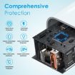NORTHJO NOPD3002 30W USB-C PD + QC3.0 Dual Port Fast Charger UK Plug - 3