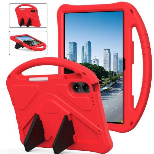 ONN 12.1 Tablet Pro 2024 EVA Shockproof Case with Holder - Red - 1