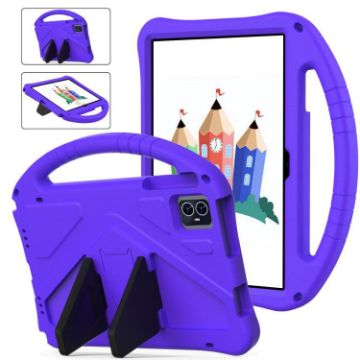 onn. 10.1 Tablet Gen 4 2024 EVA Shockproof Case with Holder - Purple - 1