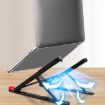 A9 Black Adjustable Height Portable Laptop Foldable Desktop Holder - 2